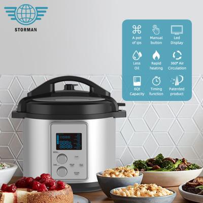 China New Design Hotel Household Kitchen Appliances 1000W 6L Multifunctional Vacuum Electric Pressure Cooker for sale