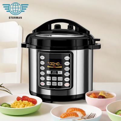 China Professional Rice Soup Home Appliance 5L 6L Kitchen Hotel Customization Electric High Pressure Cooker for sale