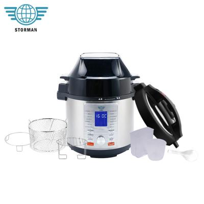 China Hot Selling Household 2022 Digital Smart Home Kitchen Appliance All in One Electric Pressure Cooker Air Fryer for sale