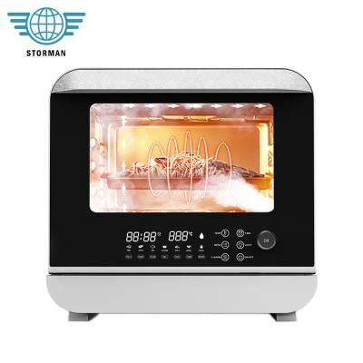 China Hotel Factory Large Capacity 18L Household Kitchen Appliances Stainless Steel Custom Electric Air Fryer Ovens for sale