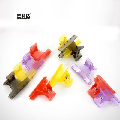 China Mini Snap PP Hair Clips For Hair Hair Clips Colorful Plastic Claw for sale