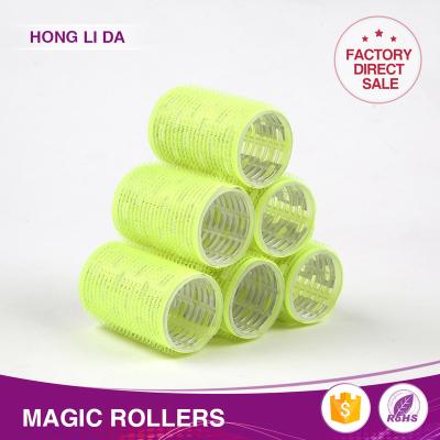 China Direct Supplier Aluminum+PP+Nylon Mesh Hair Rollers Hair Styling Curlers With Clips for sale