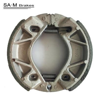 China Factory Hard Leather Motorcycle SAM Rear Brake Shoes For YAMAHA 50 CV Trial REQUIRED (5SU2/1)/SA/EJ 2003-2008 for sale