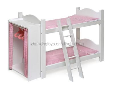 China Double Designs Solid Wood Wooden Doll Bed, Doll Cradle for sale