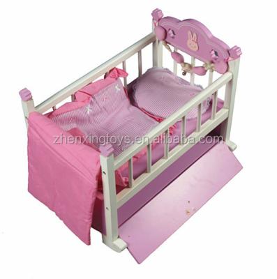 China Doll Sleeping Safe/Healthy/High/Strong Wooden Doll Bed for sale