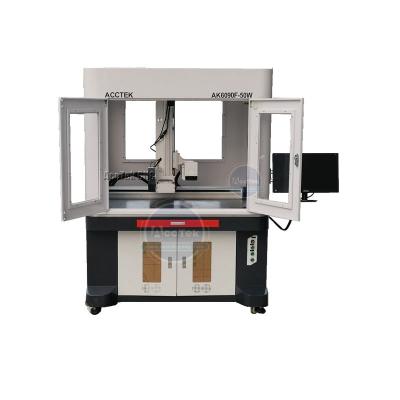 China Laser marking Acctek low cost laser marking for sale high quality cnc fiber laser marking machine price AK6090F in Netherlands for sale