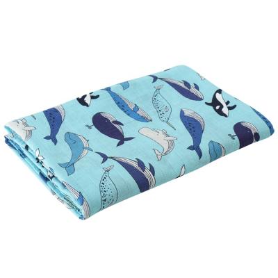 China PORTABLE Wholesale Muslin Baby Wrap Blankets Cotton Bamboo Blanket for sale