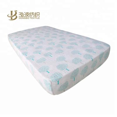 China Home Bamboo With Spandex Jersey Baby Bedding Set Crib Sheet For Sale for sale