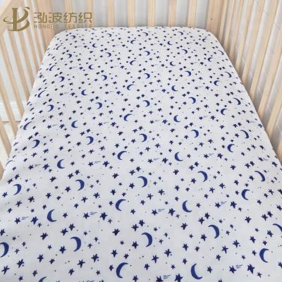 China Cotton Jersey Baby Home Bamboo Crib Sheet for Boys and Girls for sale