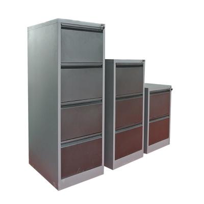 China Office Furniture KD Industrial Expandable Metal 4 Drawer Filing Cabinet With Lock Vertical Archives A4 F4 Size Steel File Storage Cabinet for sale