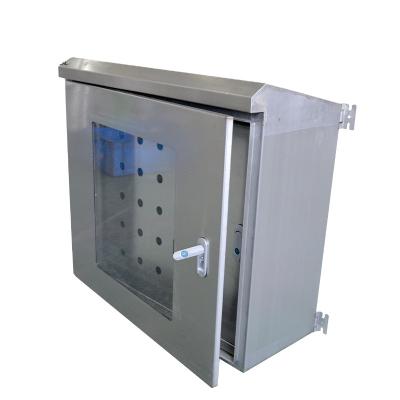 China Electronic Hardware Stainless Steel Cabinet Electronic Fence Metal Enclosure Waterproof Electric Control Box for sale