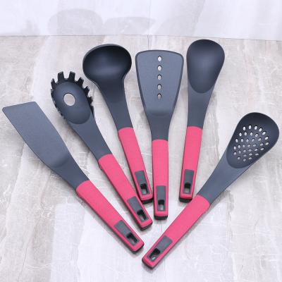 China Sustainable Home and Kitchen Accessories Kitchenware 6 Pieces Baking Cooking Tools Kitchen Utensils Nylon Set for sale