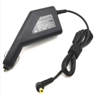 China Universal ABS+PC Flame Retardant Material 90W 20V 4.5A DC Car Adapter Charger Laptop Battery Charger With QC 3.0 USB Port For Lenovo for sale