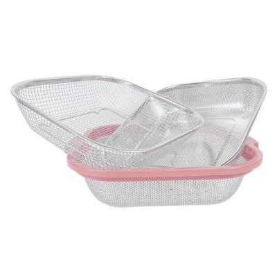 China Convenient Hot seller stainless steel water filter basket to solve the water and food separation problem for sale