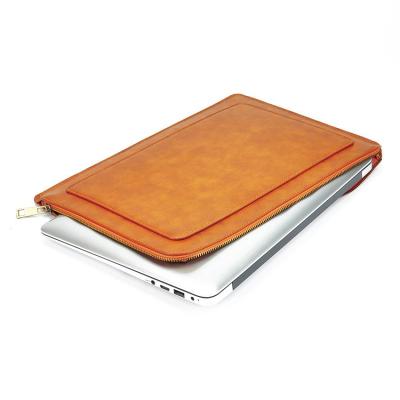 China Lightweight Factory 13 Inch Laptop Zippered Cover Laptop Sleeve Leather Protective Case for sale