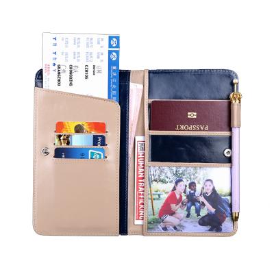 China Companion Style Passport Holder-Mate Passport Cover Holder Travel Wallet for Men and Women - Passport Case for sale