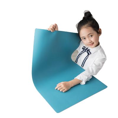 China Health No Smell Non-Reflective Silicone Study Mat Table Leather Study Mat Desk With Notepad for sale