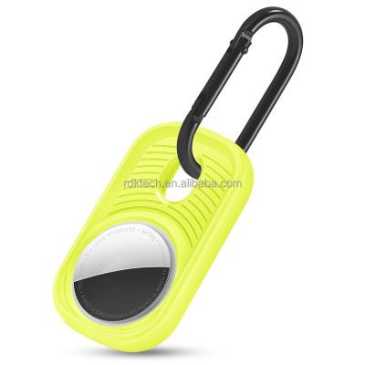 China Shockproof Cover For Liquid Silicone Airtags Key Chain Airtags Case Tracker Protector Cover for sale