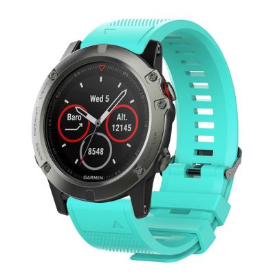 China 2021 New 22mm 26mm 20mm Quick Released Silicone Band For Garmin Fenix ​​Watch for sale