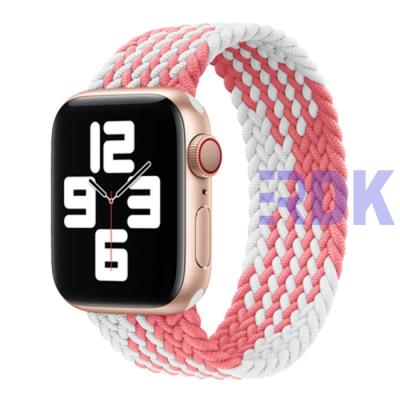 China Nylon Woven Loop Nylon Braided Solo Strap Wire Braided Solo Loop For Apple Watch Bands Band Strap 38mm 40mm 42mm 44mm for sale