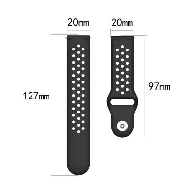 China 2021 Rubber The Latest Band For Samsung Watch Silicone Strap Nick Watch Band Strap Smart Wristband for sale