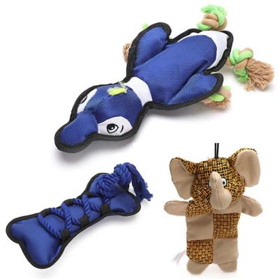 China 2021 Hot Sale Durable Stuffed Plush Pet Dog Toy Indestructible Stocked Squeaky Toy for sale