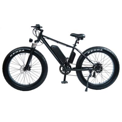 China Classic Efficient Motor Mechanical Mountain Disc Brakes Mountain Motor Fat Tires Model 750W E-Bike for sale