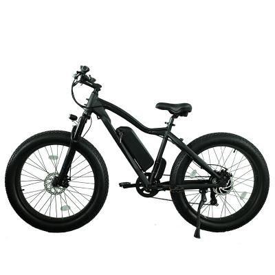 China Aluminum Alloy Wide Tires Silicone Grips 7 Speed ​​48V X Battery 13Ah Removable Electric Mountain Bike for sale