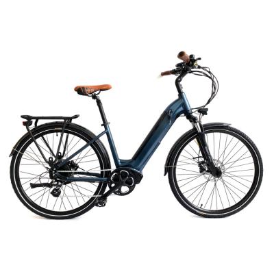 China Aluminum Alloy European Style Commuter E Bike LCD Display Electric Bicycle, Rear Brushless City 8 Motor Speed ​​Hub Cruiser Electric Bike Adults for sale