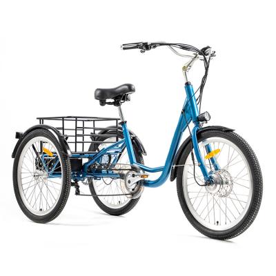 China Wholesale Steel Long Range Three Wheel Comfortable Adult Tricycles Electric Cruiser 7 Speed ​​Bike for sale