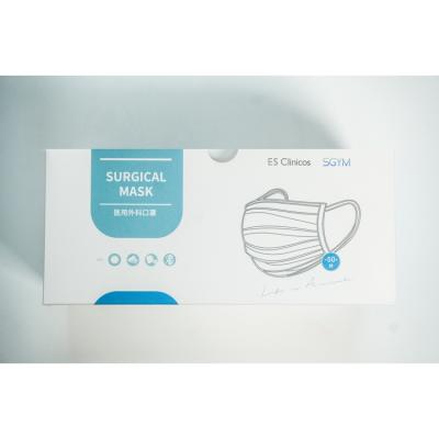 China Disposable Medical Nonwoven Fabric/Ear-hook 3-Layer NO-Woven Face Mask Competitive Price Blown Up Foradult Cast Cloth for sale