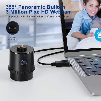 China Adjustable 2 in 1 HD PC Camera Computer Camera 1080p Web Camera with AI Tracking Support 360 Auto Face Tracking Object Tracking Support for sale