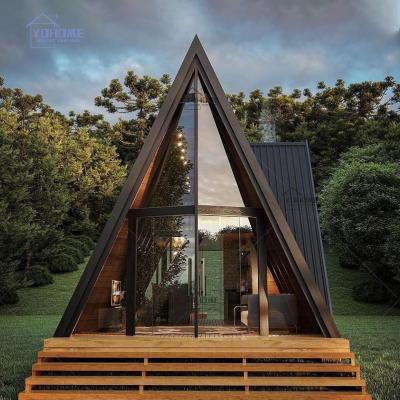 China Modern Australian Style One Tiny Triangle House Attic Frame Plan Design Tourism Hotel House Tiny Home DIY Tiny Prefab Kit Home for sale