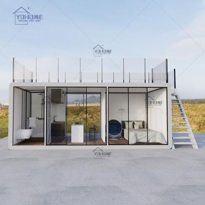 China Modern German Tiny Mobile Prefab Home Pod Home Office Flat Pack Home Office Garden Style Tiny Home Office for sale