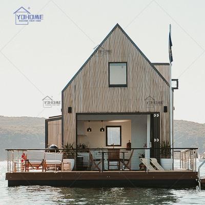 China China Factory Wholesale Modern Wooden Prefab Chinese Tiny Houseboat Homesouseboats Factory Floating Houseboat Luxury Houseboat for sale