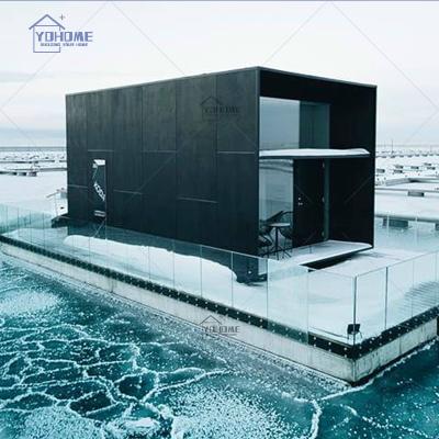 China China Modern Custom Prefab Manufacturer Top Houseboat Houseboat Floating Houseboat Module Modern Houseboat Module Prefab for sale