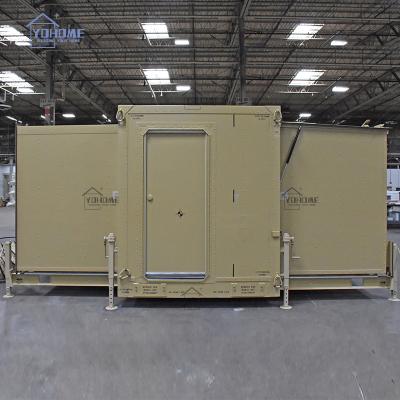 China Modern Chinese Expandable Container House Prefab Expandable Military Camps and Modular Portable Military Shelter Army Container for sale