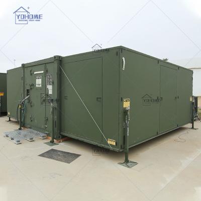 China Modern Australian standard prefab expandable boot camp container homes with expandable prefab house for military container house for sale