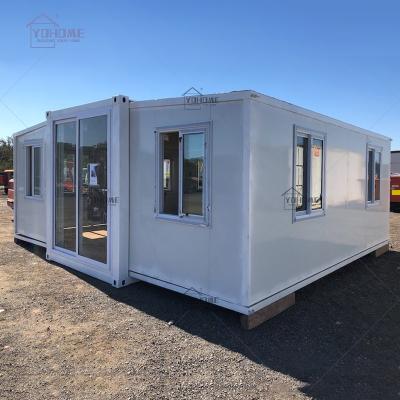 China Australia Modern Expandable Container House Foldable Container House For Living Home Expandable Shipping Container 40 Feet Luxury for sale