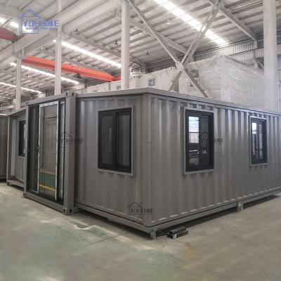 China Modern New Zealand Office Container Fold Home Modern Prefab Expandable Granny Flat Expandable Modular Container Home Caravan 40ft Homes for sale