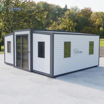 China 20ft Foldable Prefab Homes 40ft Extended Modern Australian Standard Office Container Fold Foldable Container House for sale