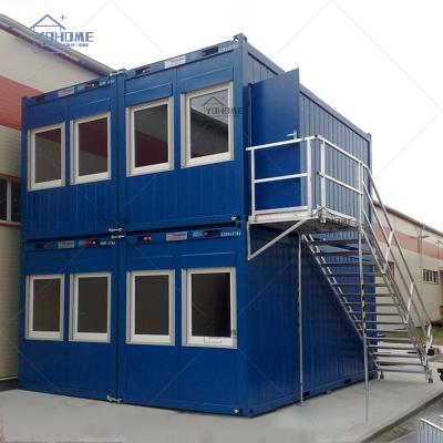 China UK Industrial High End Portable Prefab Container Home Office Ready Made Container Homes Prefab Modern Prefab Homes Camp House for sale