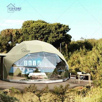 China China geo dome house top winter manufacturer modern prefab dome house wood geo dome house 4 season geodesic dome prefab house for sale