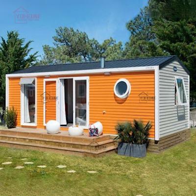 China USA Modern Standard Cheap Prefab Homes 1 Peace 2 Bed Room House Prefab Mobile Home 2 Bedrooms Cabin Ready Mobile Home for sale