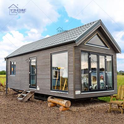 China Canada Modern Design Wooden Homes Prefab Modular Prefab 3 Bedroom Cabins Camping House Home for sale