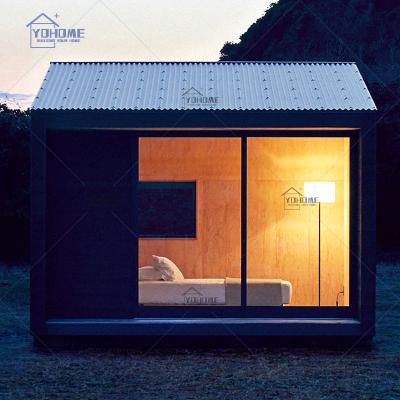 China Japan style modern prefab house wood prefab 1bedrooom prefab house wooden tiny house for sale