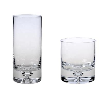 China Hot Selling High FILE Transparent Whiskey Glass Ball With Custom Bubble Glass for sale