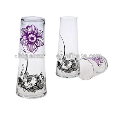 China Fancy Bedside Decals Stocked Glass Water Carafe Set for sale