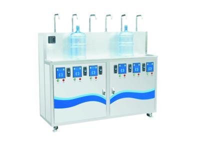 China Reiner Wasser-Automat 6 Ausgänge RO mit Edelstahl-wasserdichtem Kabinett zu verkaufen