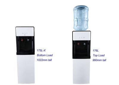 Cina Erogatore caldo e freddo dell'erogatore dell'acqua in bottiglia del fondo 175L-X del carico dell'acqua ed erogatore di Watger del carico superiore 176L in vendita